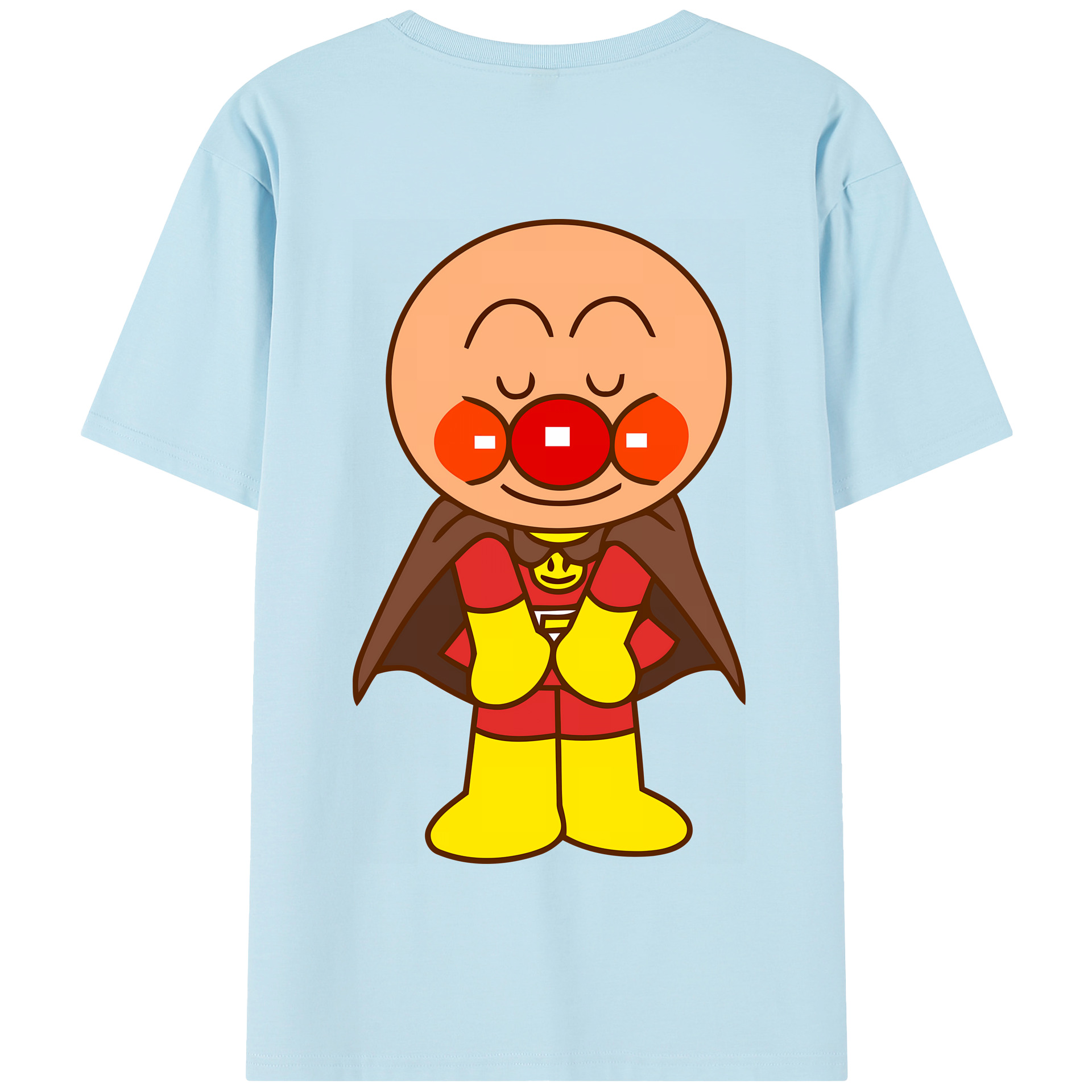 （画像用） アンパンマン Anpanman 綿100％半袖Tシャツ（背面プリント）